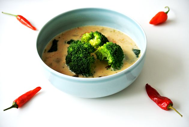 foodblog, TCM Rezepte, fit essen, Thai-Brokkoli-Suppe, Suppe, Brokkoli, Kokosmilch
