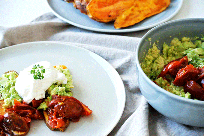 foodblog, fit essen, TCM Rezepte, besser essen, glutenfrei, Süßkartoffel, Avocado, Kresse, Ei