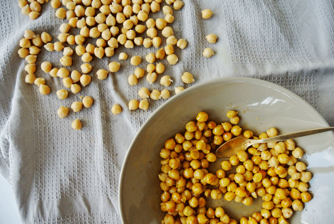 foodblog, fit essen, TCM Rezepte, besser essen, glutenfrei, Kichererbsen rösten, Safran, Knabber-Spaß